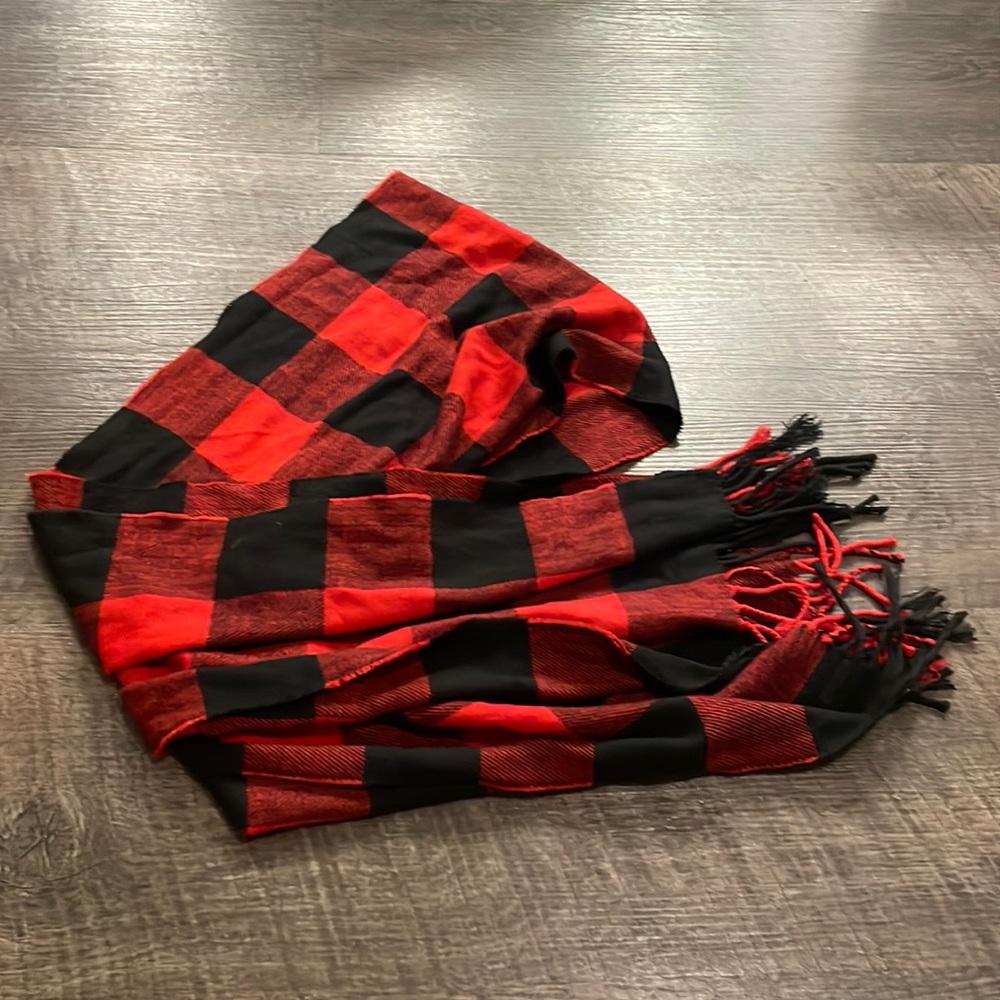 plaid scarf